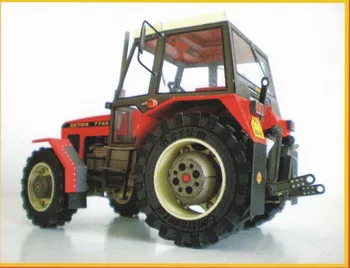 1:32 češka Zetor 7745-7211 Traktor Smešno DIY 3D Paper Card Model Stavbe Določa Gradnja Igrače Izobraževalne Igrače, Vojaški Model