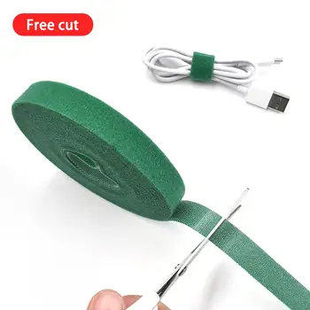 1.5x500cm rastlin povoj najlon ultra-tanek prilepite upravljanje kablov svjetlovodni ščetinami kravato kabel