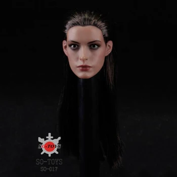 1/6 Obseg Ženski Dekle, Ženska Seksi Dama Glavo Carving Model, Anne Hathaway Mačka ženska Glavo Skulptura Fit F 12