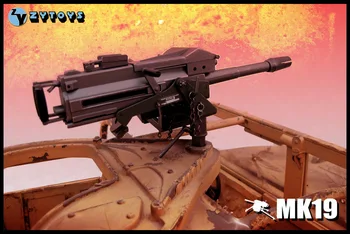 1/6 Obsega Vojak Slika Scene Pribor ZYTOYS-MK19 Bombo Izstrelitev Pištolo Model, Pribor za 12 cm Dejanje Slika