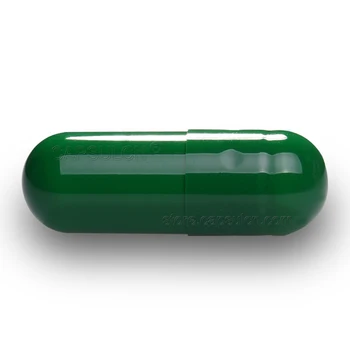 (10,000 kos/paket) Temno Zelena 0# Prazno Želatinastih Kapsul,Medicine Kapsula,Ločeni ali Združeni kapsula