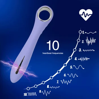 10 frekvenca vibracij impulzi električnega udara vibrator ženska masturbacija masaža naprave Ženske Vagine, G Spot z vibriranjem Skok Jajca