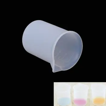 100 ml Silikonski Merjenje Mešanje Pokal Kristalnega Epoksi UV Smolo Plovilo, Kalup za Vlivanje DIY Nakit, Izdelava Orodje