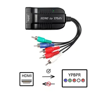 1080P HD Jasno, HDMI, Da SCALER RGB Komponentni video YPbPr in R/L audio Adapter Pretvornik