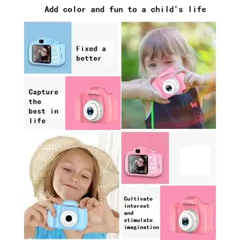 1080P HD Zaslon Otrok Digitalni Fotoaparat z 8g Pomnilniške Kartice Foto Video Srčkan Fotoaparata Večnamenski Otroke Darila Mini Kamera