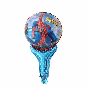 10Pcs 25*35 cm Roko Palico Junak Folija Baloni Globals SpiderMan Strip Strip Kroglice Sids Super Junak Rojstni Igrače Darilo