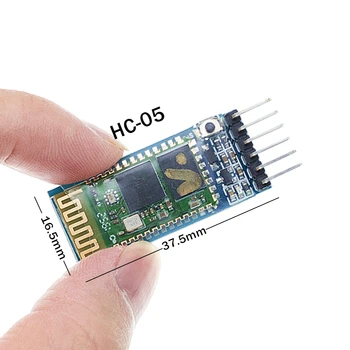10pcs/veliko anti-reverse HC05 Bluetooth serijski pass-through modul brezžični serijski HC-05 master-slave 6pin H35