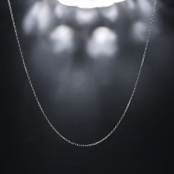 10pcs/veliko Promocijo! trgovini 925 sterling srebrna ogrlica, srebrni modni moški nakit Rolo Verige 1mm Ogrlica 16 18 20 22 24