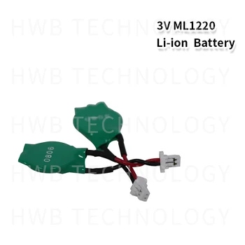 10pcs/veliko za Varta Nemčijo uvoženi 3v ML1220 15mAh gumb litijeva baterija za ponovno Polnjenje baterije s črto Brezplačna dostava