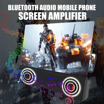 12 inch Mobilni Telefon 3D Lupa Bluetooth Stereo Zvočnik HD Video Ojačevalnik Univerzalno Compitable za Mobilni Mobilni Telefon