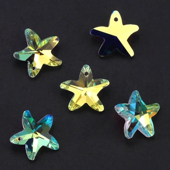 17 mm 12pcs/paket kristalno kroglice čare zvezda obesek crystal AB steklene kroglice okrasnih draguljev za Nakit, izdelava Uhan DIY