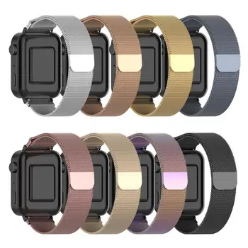 18 mm Kovinsko Zapestnico iz Nerjavečega Band Za Xiaomi Proso Smart Pašček za Zapestje Pašček Za Pametno Gledati