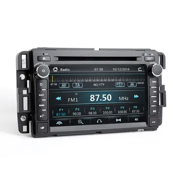 1Din GPS Radio Avto DVD Predvajalnik za GMC Sierra Yukon Denali Acadia Savana Chevrolet Express Prečna Enakonočje Multimedia CD Stereo