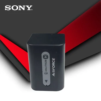 1pc/veliko Sony Original NP-FH70 NPFH70 NP-FH60 DCR-DVD650 HC52 SX40 litijeve baterije Digitalna kamera, Baterija + Polnilec