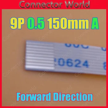 2-500pcs/veliko Vnesite 15 cm 150mm FFC FPC 9pin 0.5 strehe Traku Flex Kabel 9 zatiči 20624 AWM 80C VW-1 60V Gumb za Vklop