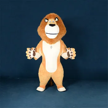 2.6 m Napihljivi Lev Maskota Kostum za Oglaševanje Poroka Dogodek Cospaly Odraslih Maskota Kostum Živali Anime Velikan Krznen Kostum