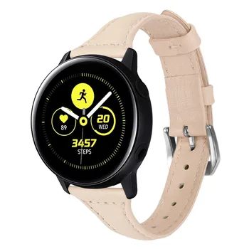 20 mm Usnje Watch Band Za Samsung Galaxy Watch Aktivno Pravega Usnja Pasu Trak Za Galaxy Watch 42mm Prestavi Šport 93005