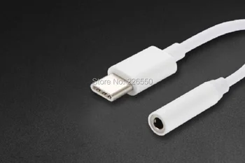 200pcs USB 3.1 Tip C Moški do 3,5 mm Ženski Audio Pretvornik Kabel za Napajalnik Priključek za Kabel Za Slušalke Za LeTV 2/2 Pro/Max 2