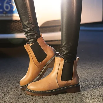2020 Jesen in Zimo, Evropske in Ameriške Vitez Škornji Ženske Britanski Kratek Čevlji Elastični Trak Velikosti Ženske Škornji