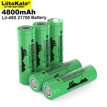 2020 LiitoKala Lii-48S 3,7 V 21700 4800mAh li-lon Akumulatorska Baterija Za 9,6 moč 2C Stopnja Praznjenja ternary litijeve baterije