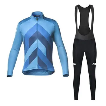 2020 nov slog MAVIC zimsko termalno kolesarska jakna modra/rdeča/zelena dres pro team bike dirke prestavi moških long sleeve jersey kompleti