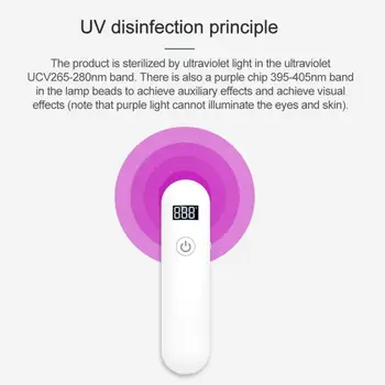 2020 Nove UV Sterilizacija Lučka UVC Ročna Akumulatorska Čas Prenosni Doma Potovanja Sterilizacijo Tropilaelaps Odstranitev Svetilke