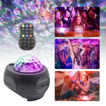 2020 Novo 5V USB LED Disco Party Svetlo Zvezdnato Nebo Laserski Projektor z Bluetooth Glasbe TF Val Zaprtih DJ Fazi Učinek Lučka Dekor