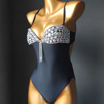 2020 venera počitnice diamond bikini nov slog nosorogovo kopalke kristalno bling kamni kopalke, kopalke