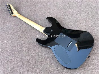 2020 Visoke kakovosti električna kitara,6 string električna kitara,Mahagoni telo S Črno barvo električna kitara,brezplačna dostava