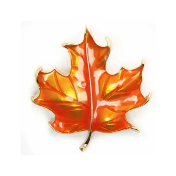 2021 Broška Emajl Pin Retro Pregleden Kapljično Maple Leaf Pogodbeno Oblačila Broche Ovratnik Za Ženske In Moške Značko Na Nahrbtnik