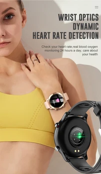 2021 NOVO SANLEPUS Pametno Gledati Moški Ženske IP67 Nepremočljiva Ure Smartwatch Srčnega utripa Za Android Samsung iPhone Xiaomi