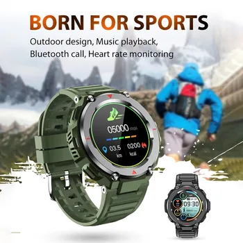2021 Novo Večfunkcijsko Človek Šport Pametno Gledati Bluetooth Klic Srčni Utrip, Krvni Tlak Spanja Merjenje Smartwatch Moda Pazi