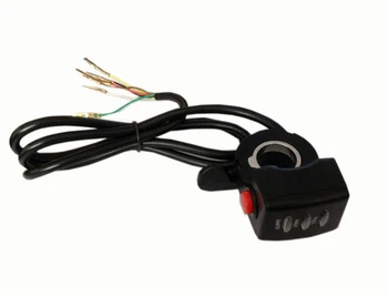24/36/48V E-Kolo na Električni Avto Plin 3 Indikator LED Zaslon Gumb za Vklop(6.5)