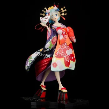 25 cm Ponovno Življenje v drugačen svet od Nič REM Oiran Kimono Seksi dekle Anime PVC Dejanje Slika igrača Zbirka Model Lutka Darila