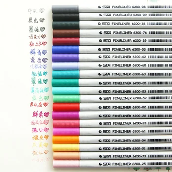 26 Barv Fineliner Peresa 0,4 mm Ultra Fine Nasvet Barvne Pero Akvarel, ki Temelji Micron Črnilo flomaster Nastavite kot Nalašč za Risanje Skice