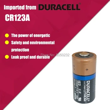 2PC NOVO Izvirno DURACELL Litijeva baterija 3v 1550mah CR123 CR 123A CR17345 16340 cr123a suho primarne baterije za fotoaparat meter