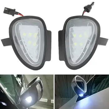 2Pcs Avto Pod LED Strani Ogledalo Mlaka Luči Svetilke za VW Golf GTi MK6 Cabriolet Avto Električna Oprema