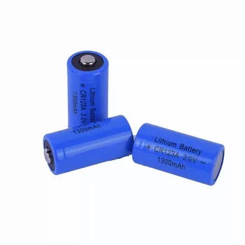 2PCS CR123A 3V Litijeva baterija cell 1300mah CR123 CR17335 suho primarne baterije za fotoaparat