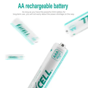 2PCS EXCEL AA Baterija za ponovno Polnjenje 1,2 V 2400mAH AA Ni-MH Trajno Nizke Self Razrešnice Napolnjena Baterije za ponovno Polnjenje