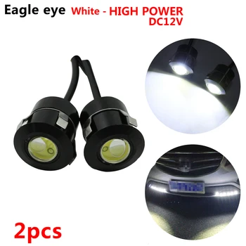 2pcs LED Eagle Eye 12V 7W DRL LED Povratne Senzor Laserski Nepremočljiva Auto Avto Dnevnih Luči za Renault, Opel, BMW LADA itd