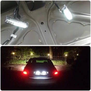 2pcs LED Številka Licence Ploščo Luč Za Toyota Lexus Scion Prius Zamenjajte OEM 81271-30291 81271-53011