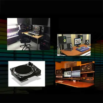 2Pcs / Nastavi Naključno Barvo Goba Studijskih Zvočnikov Akustično Izolacijo Pene Izolator Blazine Monitor Pad
