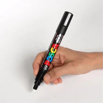 2Pcs Uni mitsubishi Posca PC-5M Barva Marker za Pisanje Pero FineTip 1.8-2.5 mm 17 Barv za Izberejo