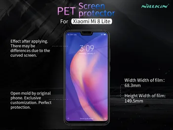 2pcs/veliko za Xiaomi Mi 8 Lite NILLKIN Kristalno Super jasno zaščitno folijo ALI Anti-Glare Mat zaslon patron film