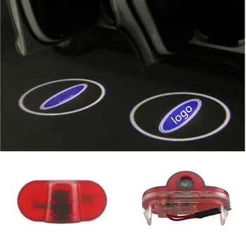2x LED Avtomobilska Vrata, Luč z Dovoljenjem Logotip Laserski Projektor Duha Senca luči Za Ford Mondeo MK4 S-MAX