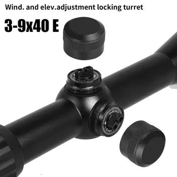 3-9x40EG Optičnih Lov Riflescope z Rdeče/Zeleno Osvetljen za Zrak Puška Optika Lov Ostrostrelec Obsegov Pogled W/Par 21