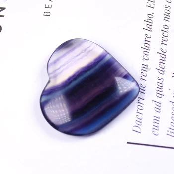 30-40 mm 1pc Naravnih Mavrica Fluorite Kristalno Srce Ljubezni Kamen Pisane kristalne quartz Kristal Zdravljenja na Debelo
