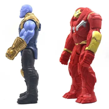 30 Cm Marvel Avengers Jouets Thanos Hulk Buster Spiderman, Iron Man, Captain America Thor Wolverine Black Panther Figur Poupées