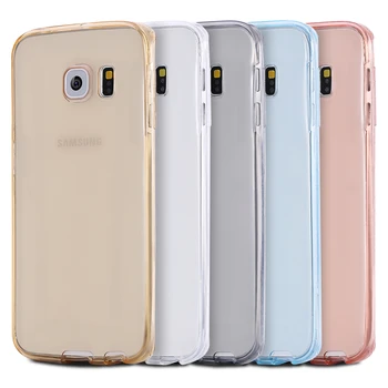 360-stopinjski Jasno, Mehko Primere, Za Samsung A750 A6 Plus A8 A9 2018 Galaxy A01 A91 A81 TPU Primeru Huawei P20 Lite P30 Pro +