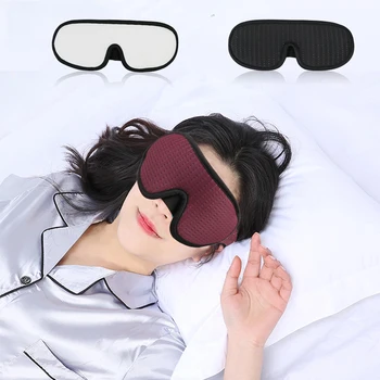 3D Blokira Svetlobo Spalna Oči Masko Mehko Oblazinjeni Potovanja Odtenek Kritje se Sprostite, Počitek, Spanje Nasumice Oči Kritje Masko Spanja Eyepatch